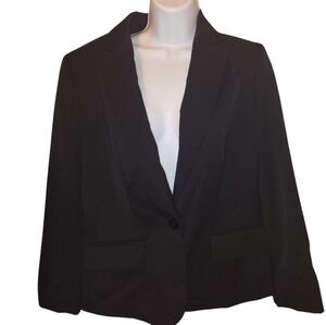 AK ANNE KLEIN Stretch Blazer BlackSize 10M